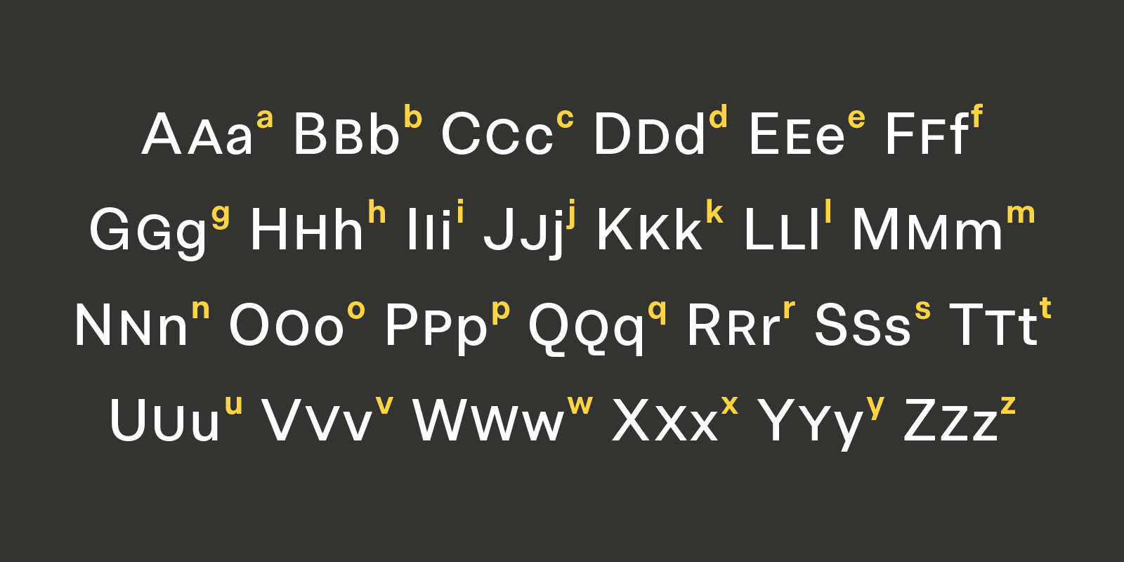 Allrounder Grotesk Type Design