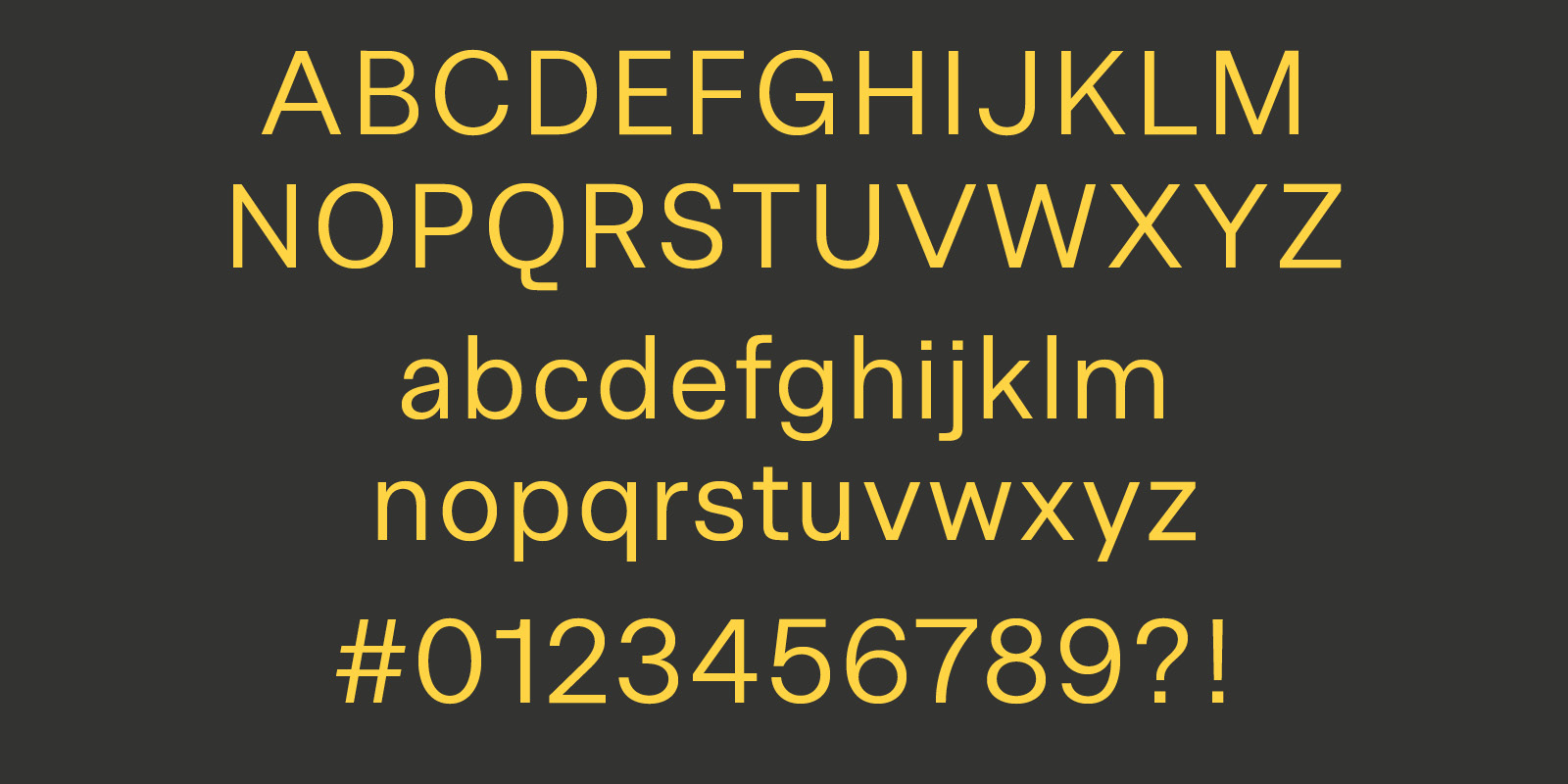 Allrounder Grotesk Type Design