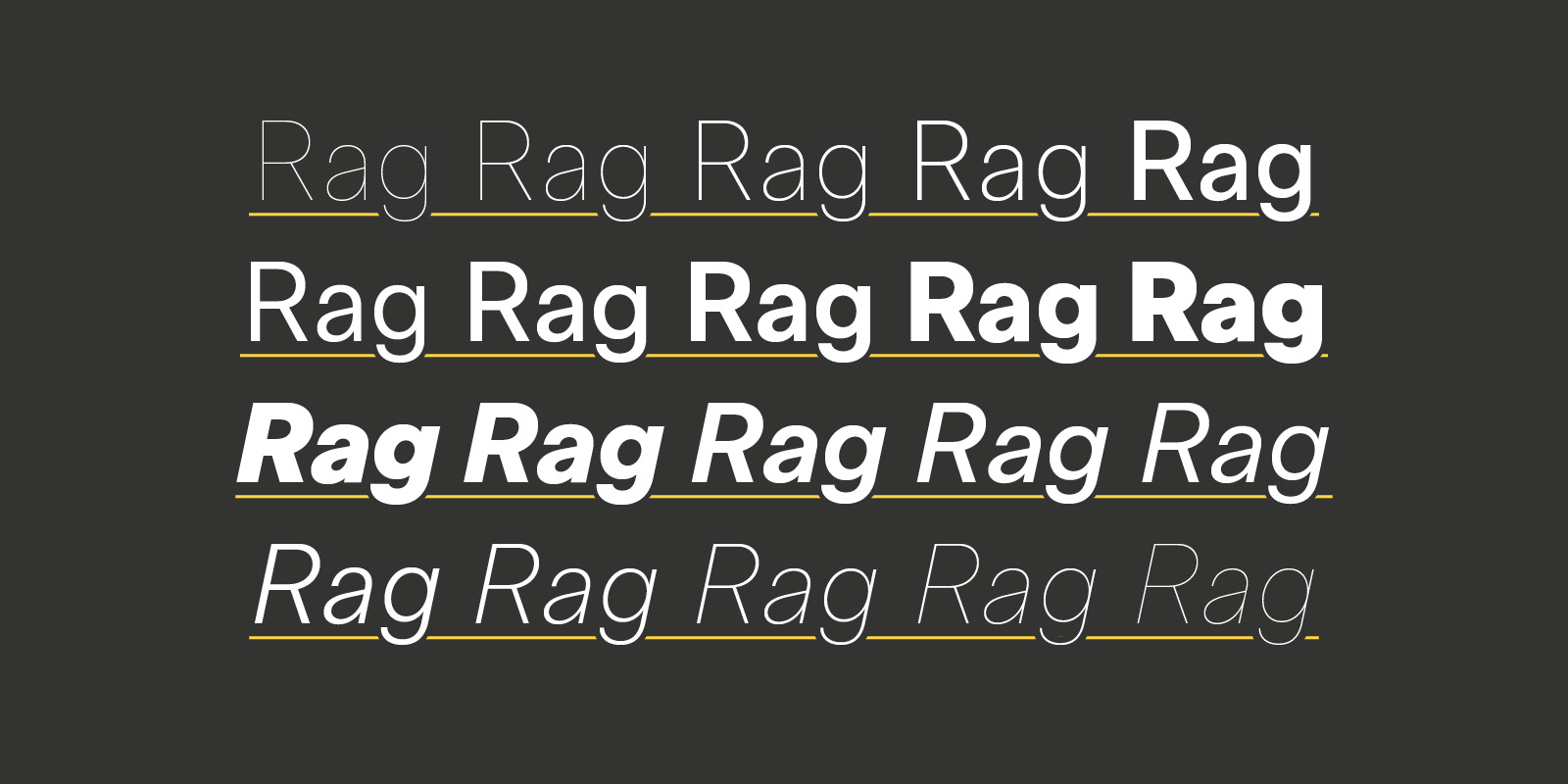 Allrounder Grotesk Type Design