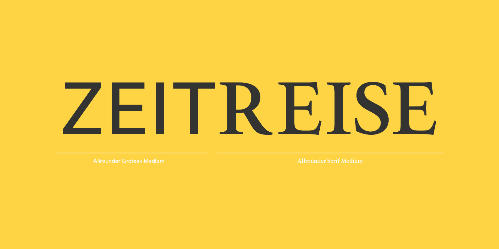 Allrounder Grotesk Type Design