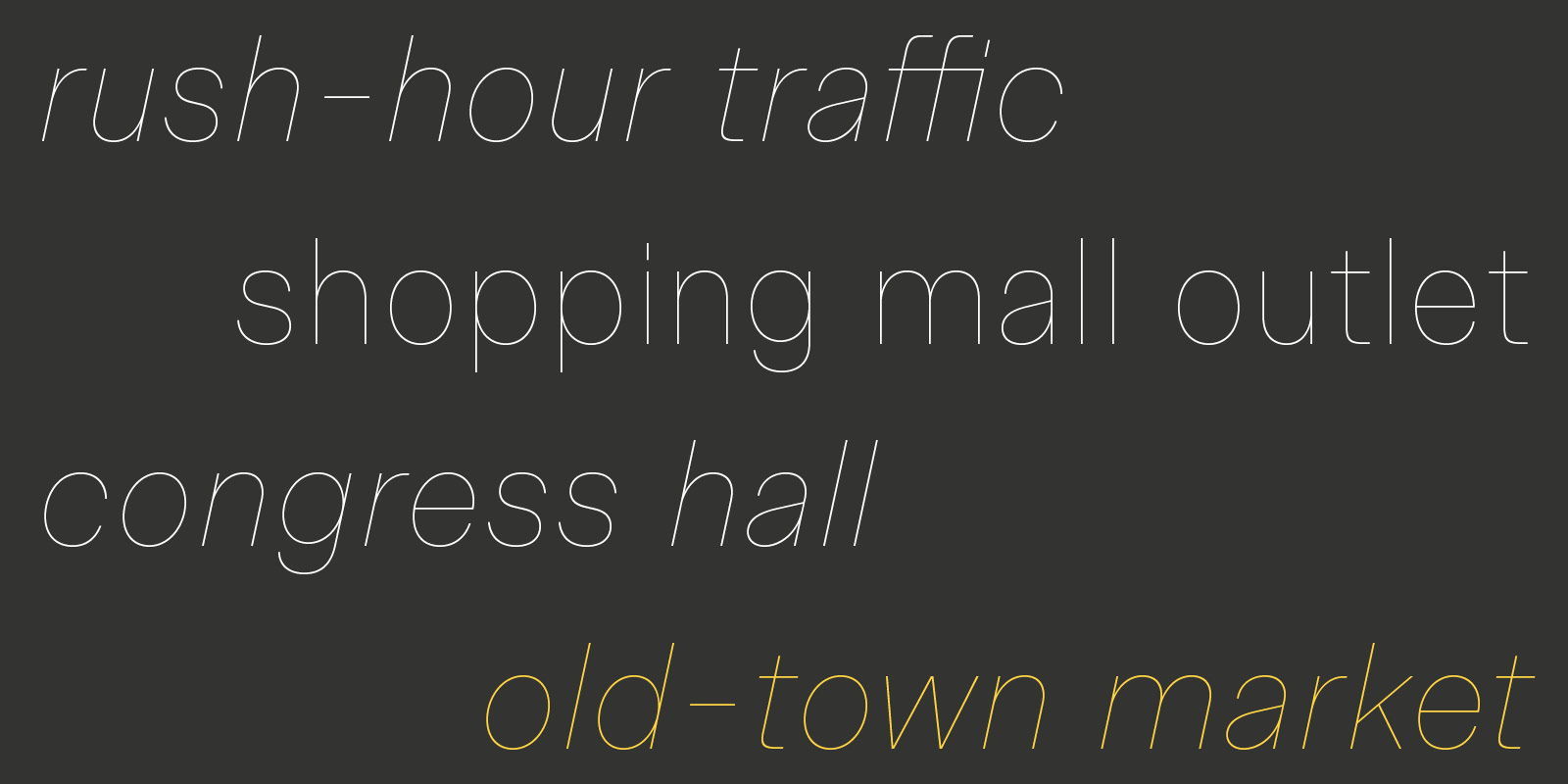 Allrounder Grotesk Type Design